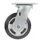 Vestil Rubber Swivel Caster 5 In. Diameter x 2 In. Width 661 Lb. Capacity Dark Black/Gold CST-VE-5X2MRA-S - alternate 11